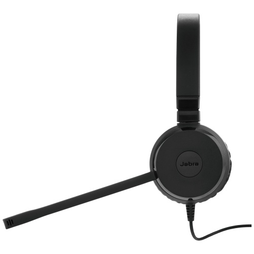 Jabra Evolve 20 SE UC Stereo Wired Headset, USB-A, Black
