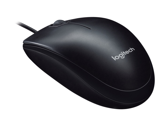 Logitech M90 Wired Mouse, USB Type-A, Optical, 1000 DPI, Grey