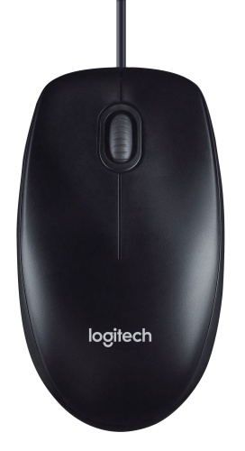 Logitech M90 Wired Mouse, USB Type-A, Optical, 1000 DPI, Grey