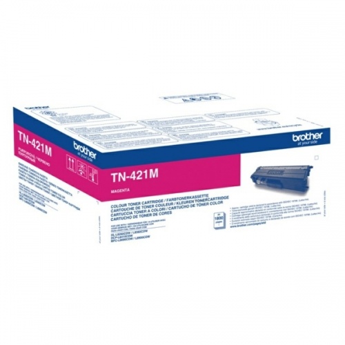 Brother TN-421 (TN421M) Toner Cartridge, Magenta