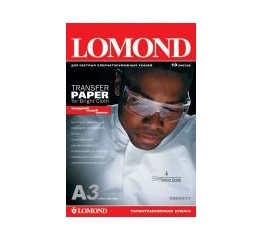 Lomond Thermotransfer Inkjet Paper A3, 50 sheets, for Light Fabrics