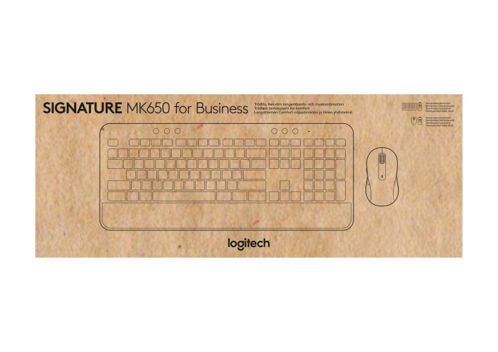 Logitech Signature MK650 Combo for Business Keyboard + Mouse, Wireless, US INT (Qwerty), Graphite