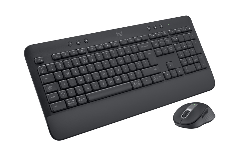 Logitech Signature MK650 Combo for Business Keyboard + Mouse, Wireless, US INT (Qwerty), Graphite