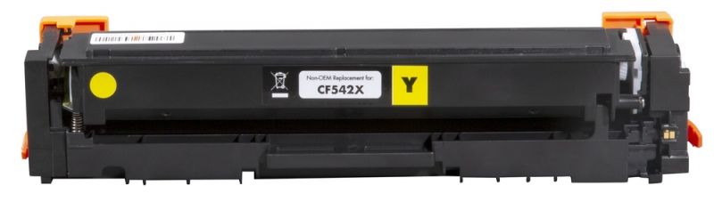 Compatible Static-Control HP Cartridge No.203X Yellow 2,5K (CF542X)/Canon CRG-054HY New chip