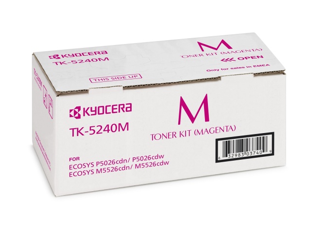 Kyocera TK-5240M Toner Cartridge, Magenta