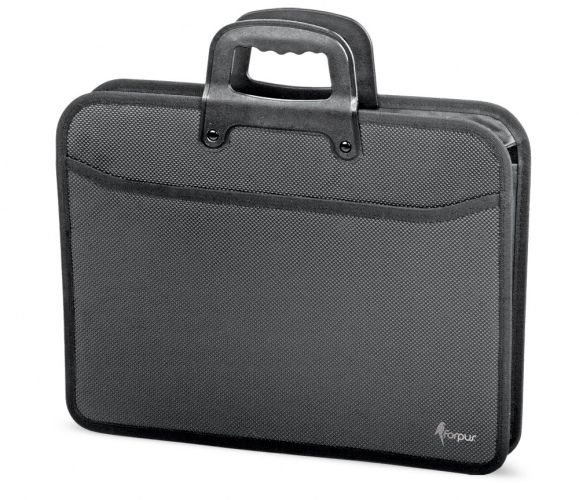 Folder-portfolio Forpus, A4, black, 2 compartments 0822-016