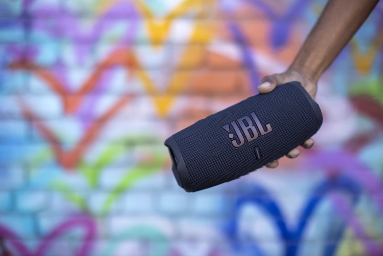 JBL Charge 5 Portable Speaker, Wired & Wireless, Bluetooth, Black