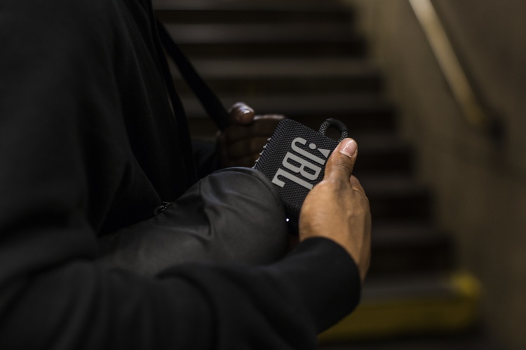 JBL Go 3 Portable Speaker, Wireless, Bluetooth, Squad (Camouflage)