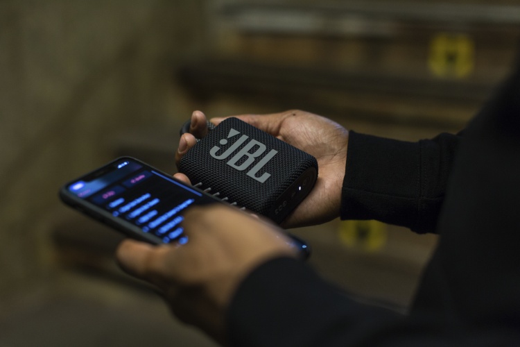 JBL Go 3 Portable Speaker, Wireless, Bluetooth, Squad (Camouflage)