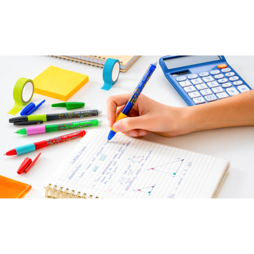 BIC Eraser ball pen Illusion 0.7 mm, Gel, blue, Box 12 pcs.