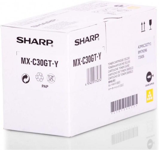 Sharp (MXC30GTY) Toner Cartridge, Yellow