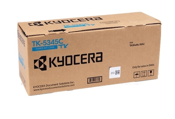 Kyocera TK-5345C (1T02ZLCNL0) Toner Cartridge, Cyan