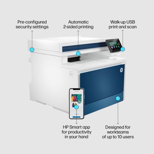 HP Color LaserJet Pro MFP 4302dw Printer Laser Colour MFP A4 33ppm USB Wi-Fi LAN Bluetooth