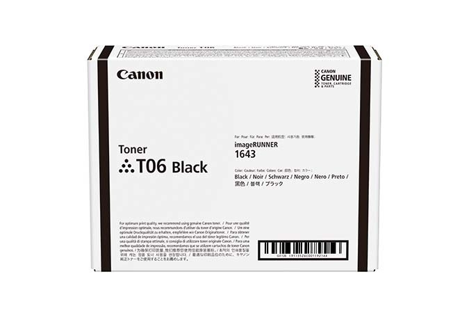 Canon T06 (3526C002) Toner Cartridge, Black (20500 pages)