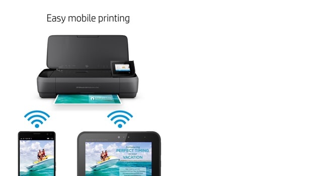 HP OfficeJet 250 Mobile All-in-One Spausdintuvas rašalinis Colour MFP A4 10 ppm USB Wi-Fi Bluetooth