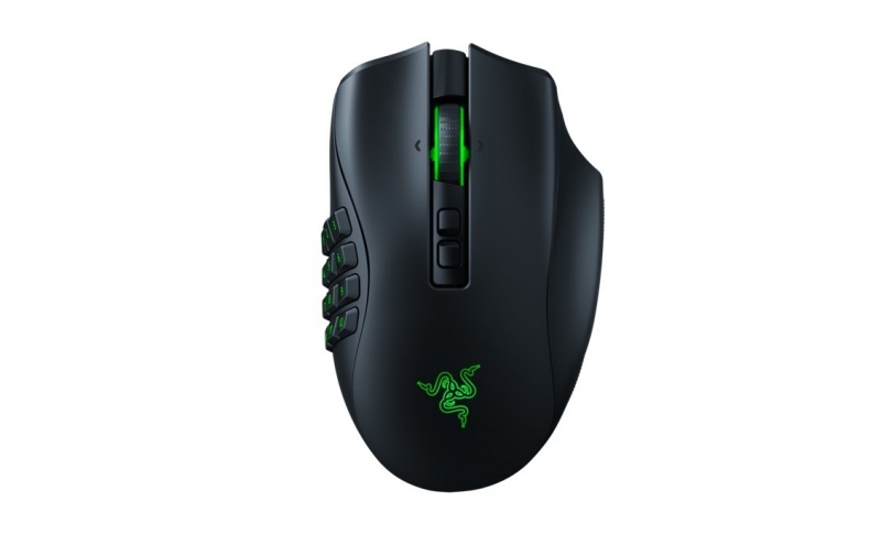 Razer Naga Pro Wireless Gaming mouse, RF Wireless, RGB Lighting, Optical 20000 DPI, Black