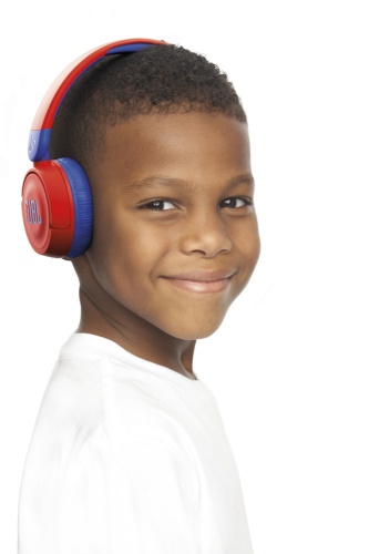 JBL JR 310BT Kids Wireless on-ear Headphones, Bluetooth, Red