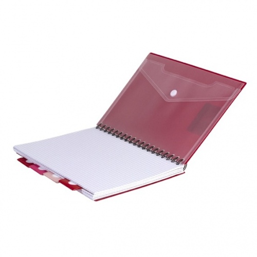 Spiral note book A4 Coolpack Red