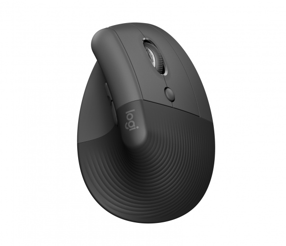 Wireless ergonomic mouse Logitech Lift, Graphite