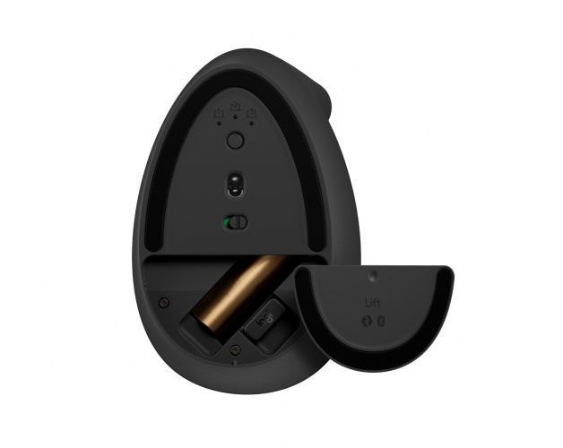 Wireless ergonomic mouse Logitech Lift, Graphite