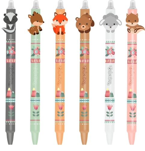 Retractable erasable pen Little Foxes
