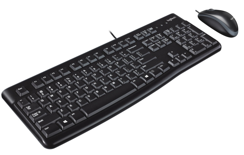Corded Keyboard and Mouse Logitech MK120, US 920-002562