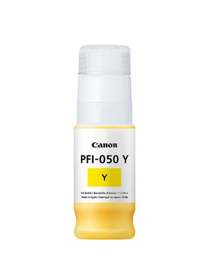 Canon PFI-050 Y (5701C001) Ink Cartridge, Yellow