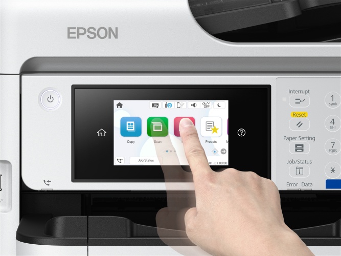 Epson WorkForce Pro EM-C800RDWF Printer Inkjet Colour MFP A4 25 ppm USB Wi-Fi Ethernet LAN