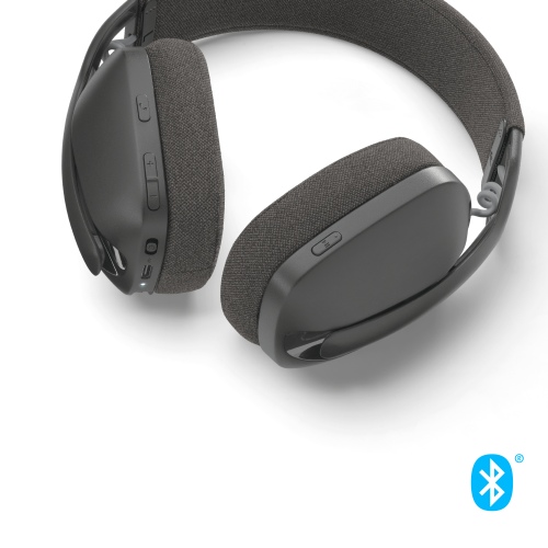 Logitech Zone Vibe 100 Headset, Wireless, Bluetooth, Graphite