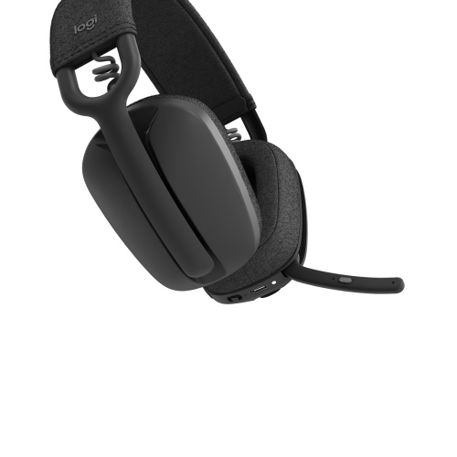 Logitech Zone Vibe 100 Headset, Wireless, Bluetooth, Graphite