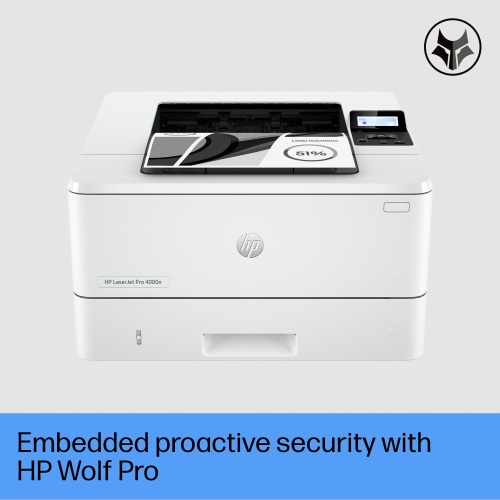HP LaserJet Pro 4002dn Printer Laser B/W A4 40 ppm USB Ethernet LAN