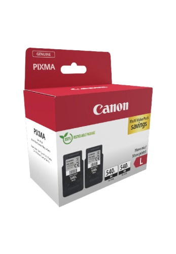 Canon PG-540L (5224B020) Ink Cartridge Multipack, Black