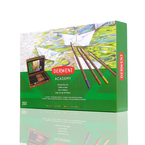 Derwent Academy Wooden Gift Box