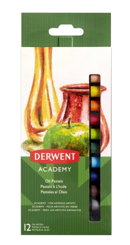 Derwent Academy Oil Pastels 12 colours Set