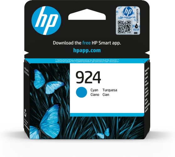HP 924 (4K0U3NE) Ink Cartridge, Cyan