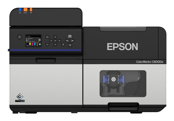 Epson ColorWorks C8000e (BK) Industrial Label Printer Inkjet Colour 300 mm/sec USB LAN