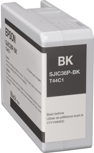 Epson SJIC36P(K) (C13T44C140) Ink Cartridge, Black