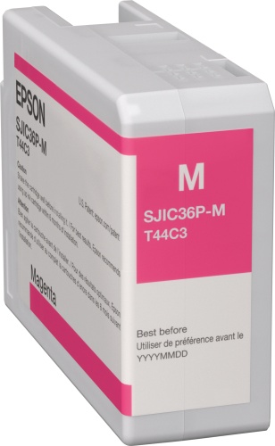 Epson SJIC36P(M) (C13T44C340) Ink Cartridge, Magenta