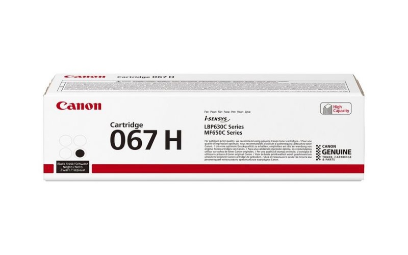 Canon 067H (5106C002) toner cartridge, Black (3130 pages)