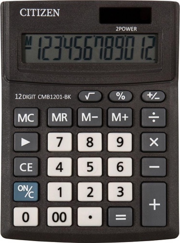 CITIZEN Desktop Calculator Business Line CMB1201-BK