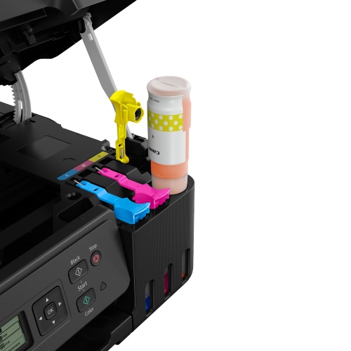 Canon PIXMA G3570, MFP colour Inkjet Printer refillable A4 100 sheets USB 2.0 Wi-Fi(ac) black