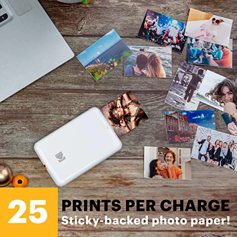 Kodak STEP Instant Mobile Photo printer Colour ZINK 2x3'' 1 ppm, Bluetooth, White