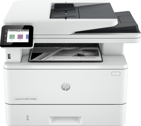 HP LaserJet Pro 4102fdw Printer laser MFP B/W A4 40ppm LAN Wi-Fi USB Bluetooth