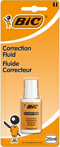Bic Correction Fluid 20 ml, Blister of 1 pcs. 9184701