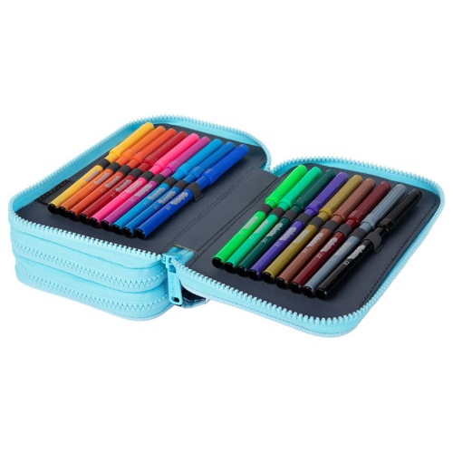 Triple decker pencil case with equipment CoolPack Jumper 3 Panda Ballons