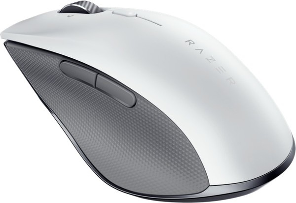 Razer Pro Click mouse, Right-hand, RF Wireless + Bluetooth, Optical 16000 DPI, Grey/White