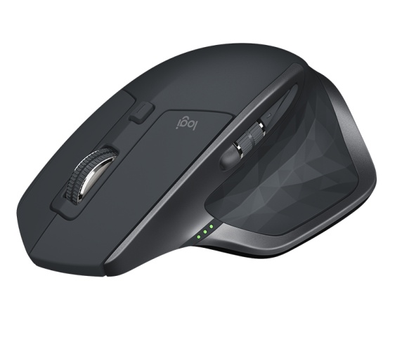 Logitech MX Master 2S (910-005966) Wireless Ergonomic Mouse, Graphite Grey
