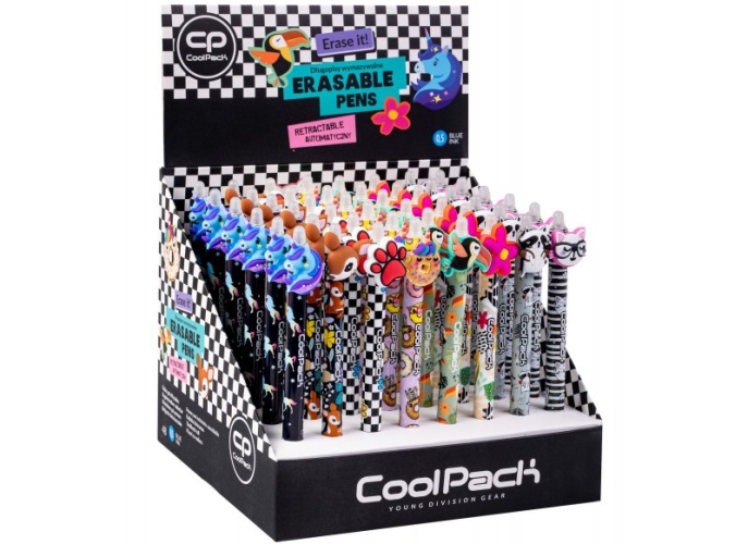 Retractable erasable pen CoolPack Girls