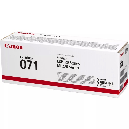 Canon 071 (5645C002) Toner Cartridge, Black (1200 pages)