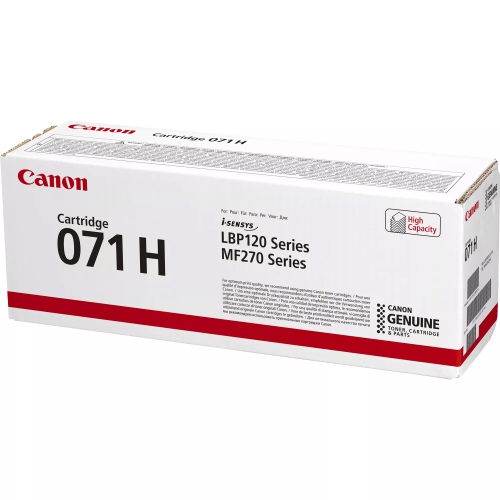 Canon 071H (5646C002)Toner Cartridge, Black (2500 pages)